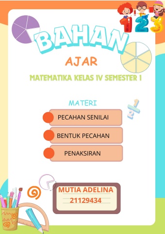 BAHAN AJAR MTK FLIPBOOK