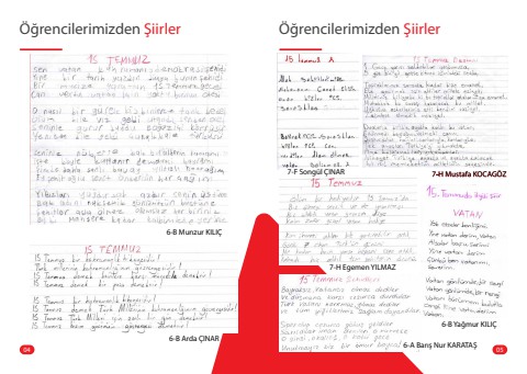 15 Temmuz Çocuk Gazetesi Özel Sayısı