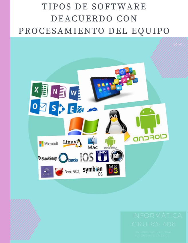 Tipos de software de acuerdo con procesamiento del equipo