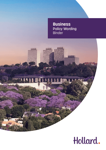 Hollard business policy wording - binder - v8