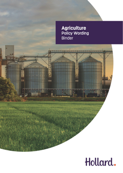 Agriculture Policy Wording Binder