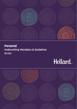 Personal Underwriting Mandates & Guidelines - Binder - Version 3