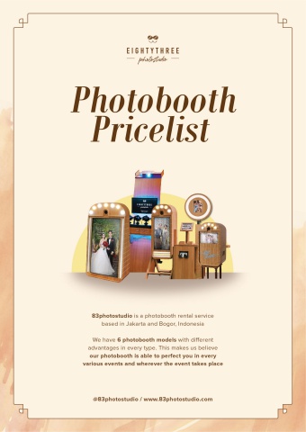 83photostudio Photobooth Pricelist