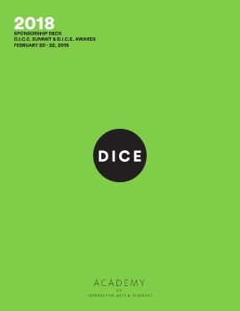 D.I.C.E. Summit 2018 Sponsor Deck