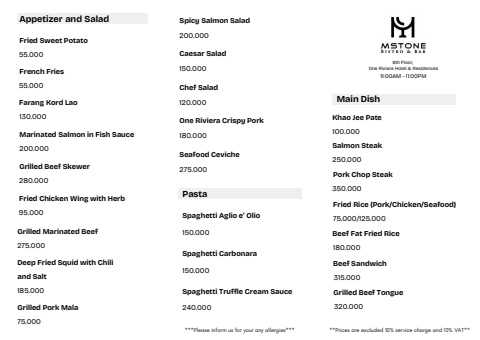 Bistro Menu (2)