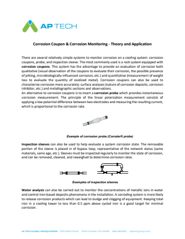 Corrosion Coupon & Corrosion Monitoring - Theory and Application