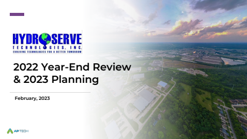 Hydroserve - 2022 Year End Business Review & 2023 Planning - APTECH