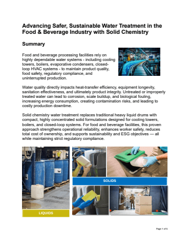 Food & Beverage Facilities - Solids - Executive Summary