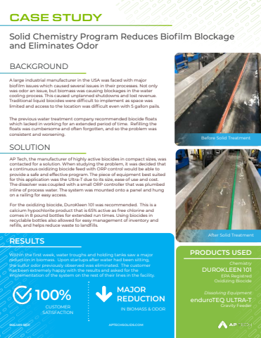AP Tech Case Study - Manufacturing (Biofilm, DuroKleen)