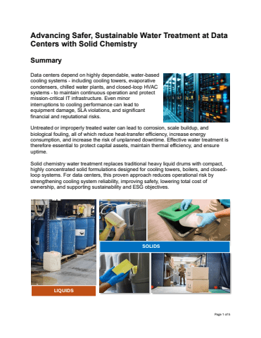 Data Center - Solid Chemistry Executive Summary