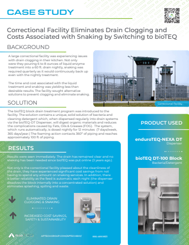 bioteq case study - correctional facility kitchen