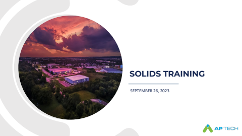 Solid Blend - AP Tech Solids Training 2023