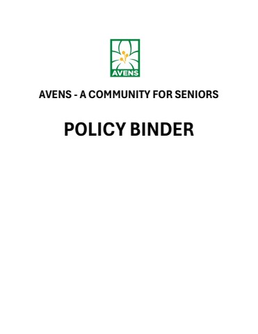 AVENS Policy Binder