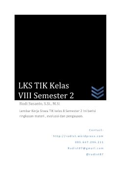 LKS TIK Kelas VIII Semester 2