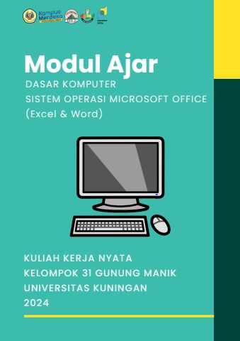 Hijau dan Kuning Modern Sampul Modul Pembelajaran