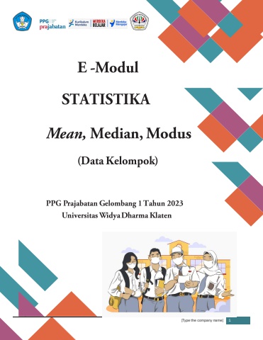 E- Modul Statistika