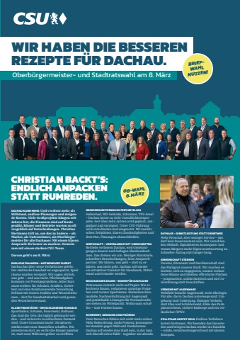 CSU Kommunalwahl Dachau 2026