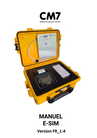 Manuel utilisation CM7