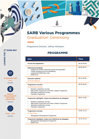 SARB Graduation Programmes