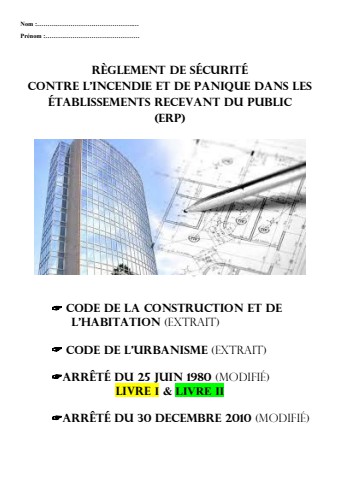 Diposition Générale et livre 1 & 2 du RSI