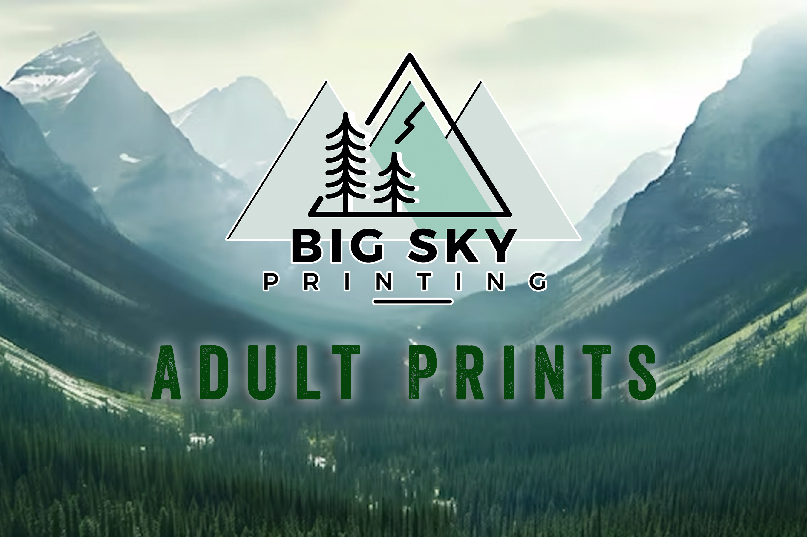 BIG SKY - MONTANA - Mockups