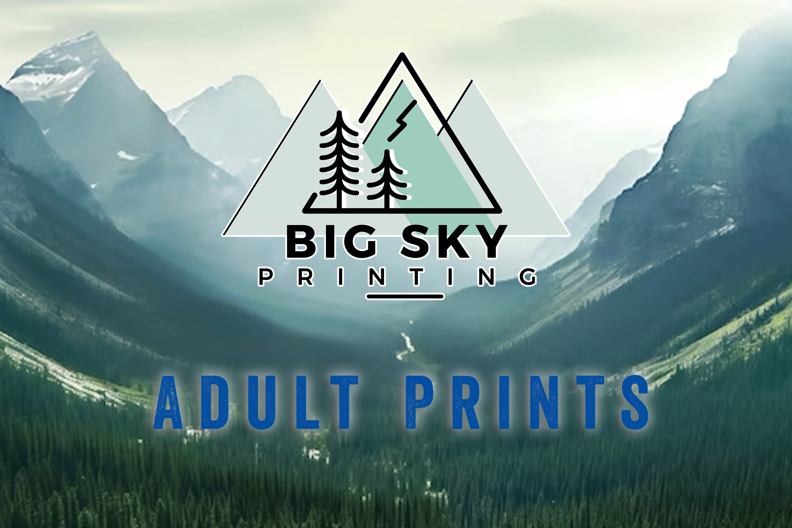 BIG SKY - MONTANA - Mockups