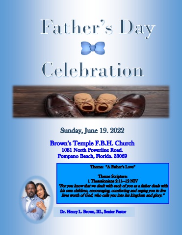 Father's Day Program 2022