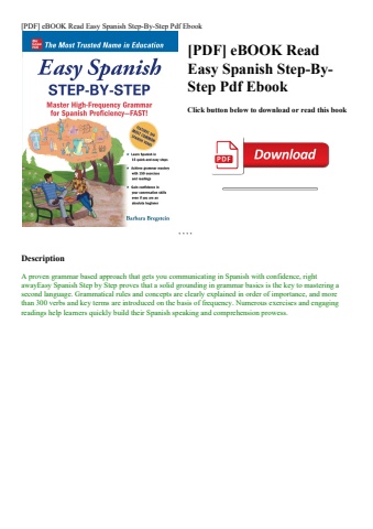 [pdf] ebook read easy spanish step-by-step pdf ebook
