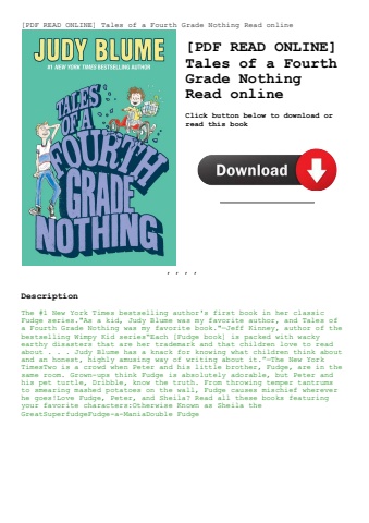 [pdf read online] tales of a fourth grade nothing read online