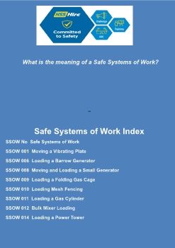 Safet Systems of Work 