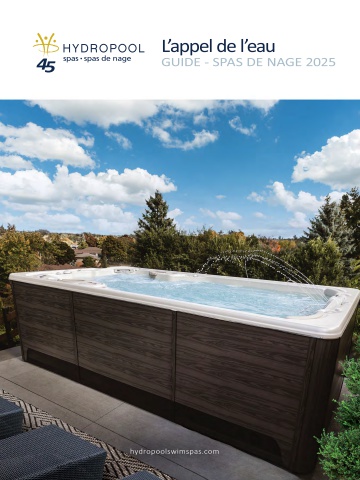 2025 Swim Spa Brochure French