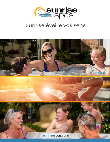 2025 Sunrise Spas Brochure French