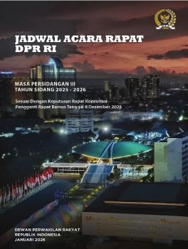 BUKU JADWAL ACARA RAPAT DPR RI MP III TS 2025-2026