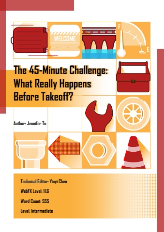 The 45-Minute Challenge : What Really Happens Before Takeoff?