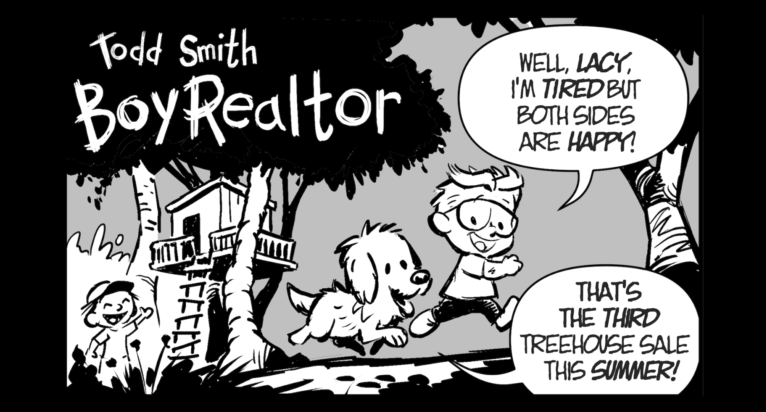 Todd Smith - Boy Realtor and His Dog