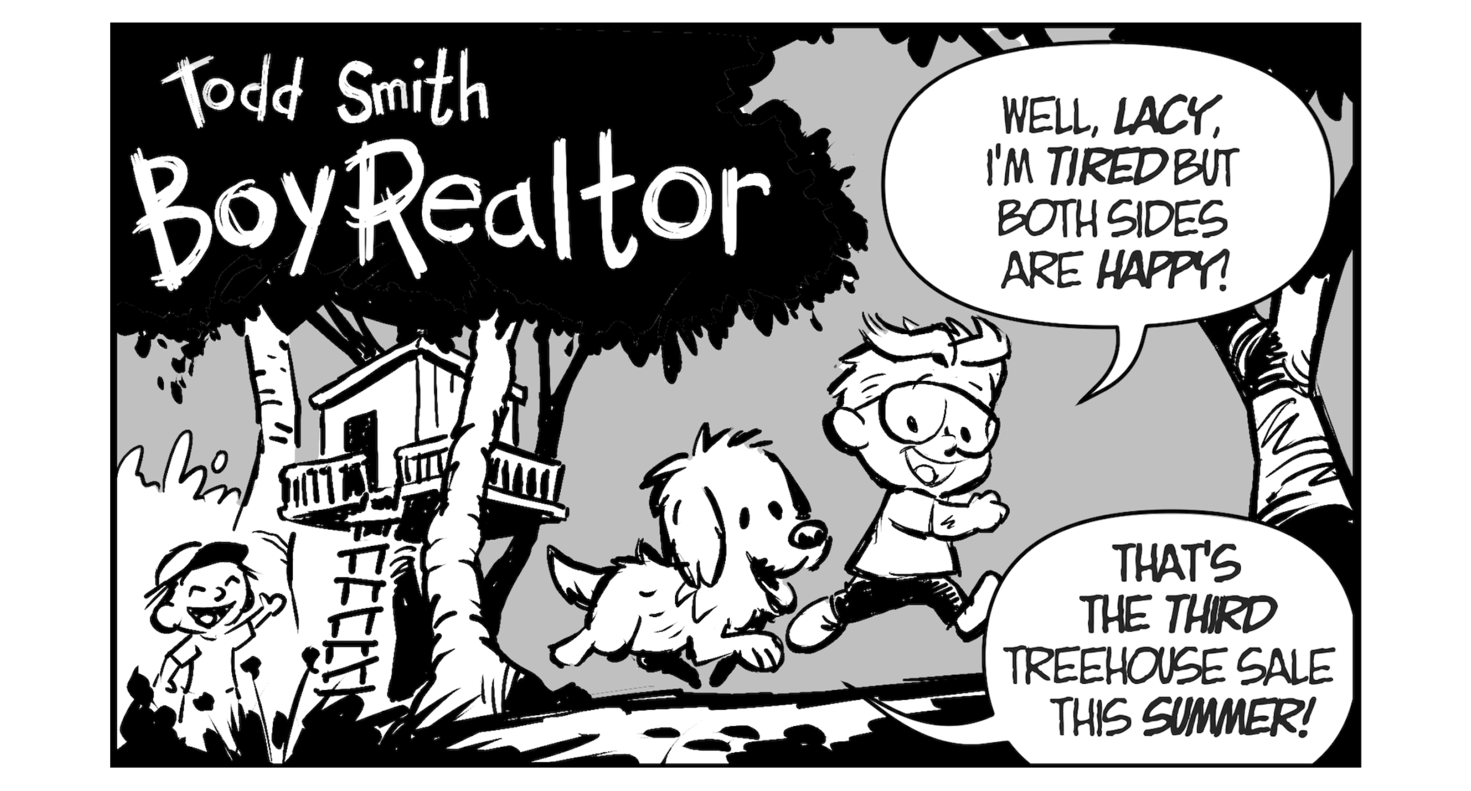 Todd Smith - Boy Realtor and His Dog 1-10 W