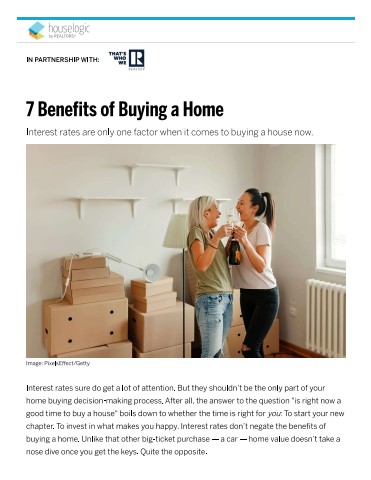 7 Benefits of Buying a Home