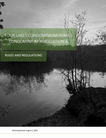 Rules and Regulations as of August 2 2023