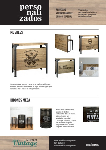 Personalizaciones MueblesVintage.com