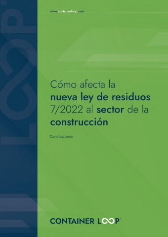 eBook Cómo afecta la nueva ley de residuos 7/2022 al sector de la construcción