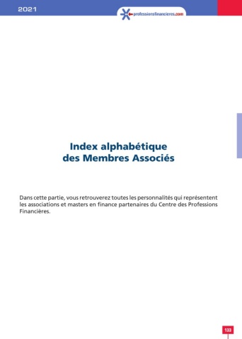 133-144 - Membres associés