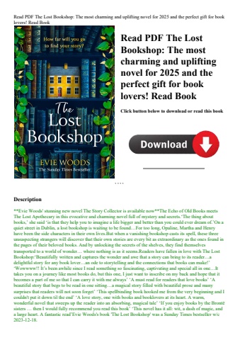 read pdf the lost bookshop the most charming and uplifting novel for 2025 and the perfect gift for b