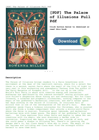 [pdf] the palace of illusions full pdf