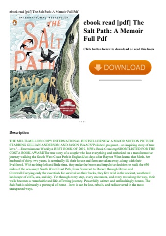 ebook read [pdf] the salt path a memoir full pdf