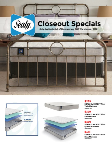Sealy Mattress Foundation Closeout Flip