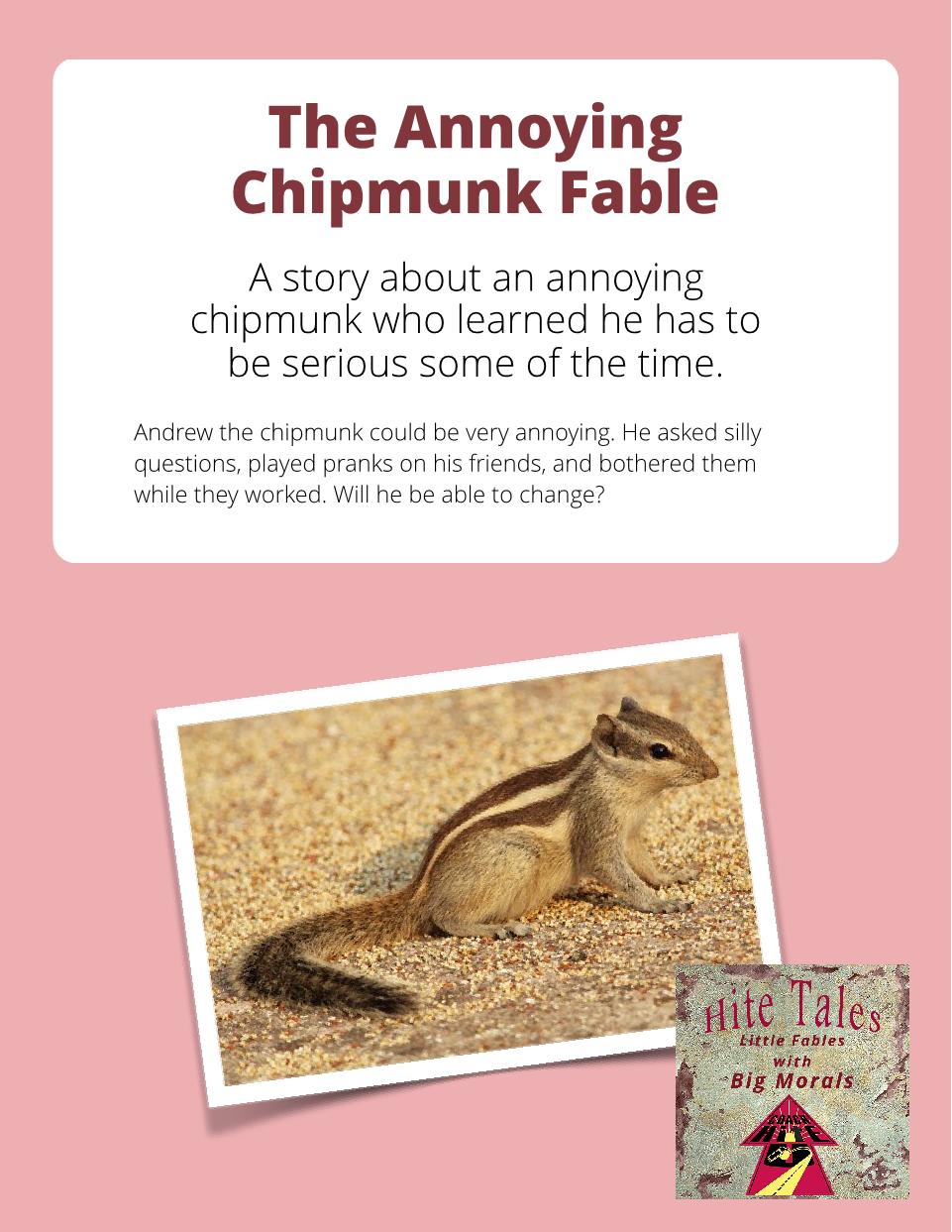 The Annoying Chipmunk  - Fable - Member Edition