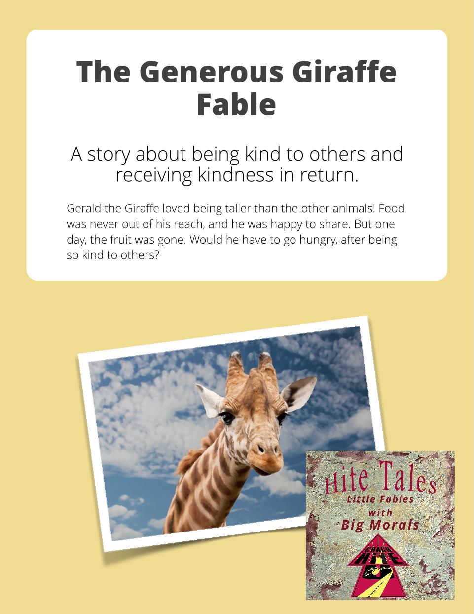 The Generous Giraffe - Fable - Member Edition