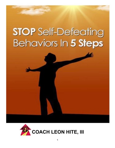 STOP Self Defeating Behavior in 5 Steps - Member Version