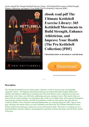 ebook read pdf the ultimate kettlebell exercise library 365 kettlebell movements to build strength