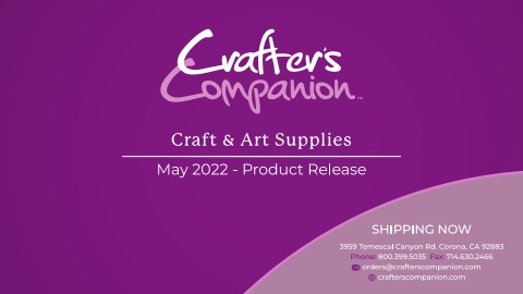 May 2022 - Crafter's Companion Product  Release Catalog